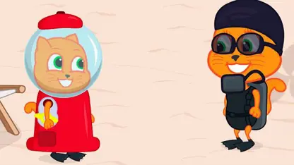کارتون خانواده گربه این داستان - لباس ماشین گومبال