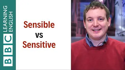 تفاوت معنی دو کلمه sensible' و'sensitive' در زبان انگلیسی