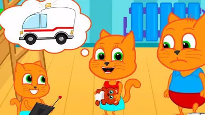 کارتون خانواده گربه با داستان - تعمیر اسباب بازی