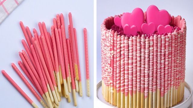 ایده‌های تزیین کیک خانگی مخصوص روز ولنتاین