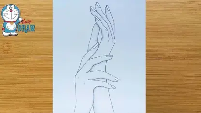 آموزش گام به گام طراحی با مداد برای مبتدیان " کشیدن دست"