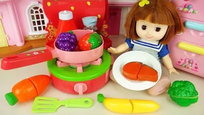 بازی کودکان با داستان "اشپزی توت فرنگی"
