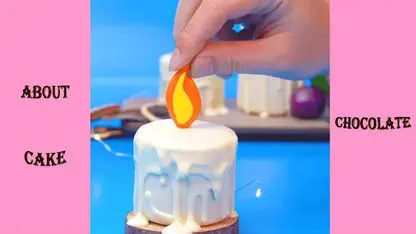 ایده های تزیین کیک به شکل شمع در یک نگاه