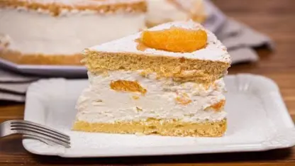 طرز تهیه کیک خامه ای نارنگی دسری که عاشقش می شوید!