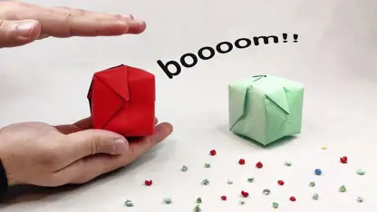 آموزش اوریگامی - بمب کاغذی با ترکش در یک نگاه