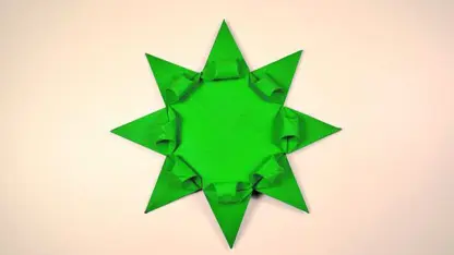 اموزش اوریگامی ساخت ستاره رنگی در چند دقیقه