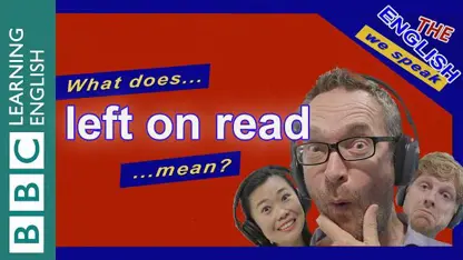 معنی اصطلاح "left on read" در زبان انگلیسی چیست؟