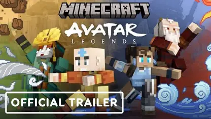 تریلر بازی minecraft x avatar legends dlc در یک نگاه