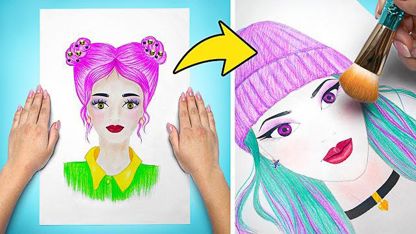 آموزش آرایش واقعی روی نقاشی ها در یک نگاه