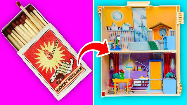39 روش ساخت خانه عروسکی برای باربی به همراه وسایل