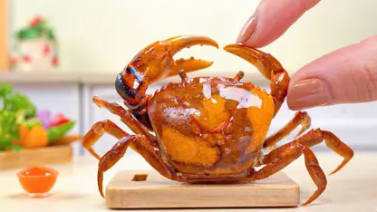 ترفند آشپزی مینیاتوری - طرز تهیه پاستا خرچنگ