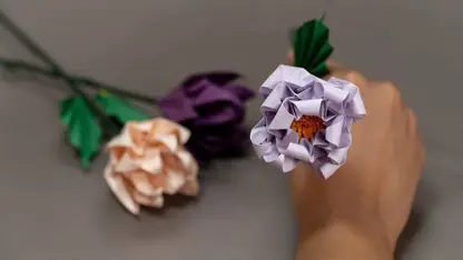 آموزش کاردستی برای کودکان - ساخت گل های کاغذی