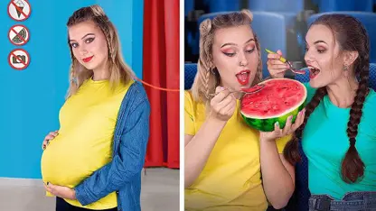 چالش خنده دار استفاده از هندوانه برای سرگرمی