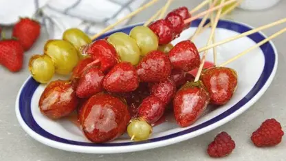 طرز تهیه میوه های آبنباتی دسر کاراملی از چین