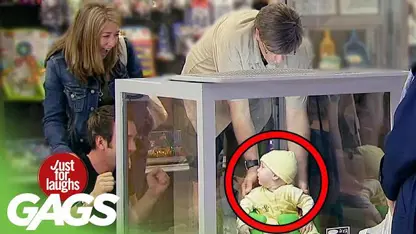 دوربین مخفی - فروش نوزادان در مرکز خرید! برای خنده