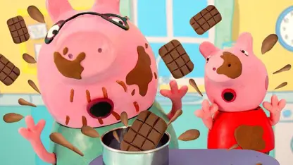 کارتون پپا پیگ این داستان - کیک تولد شکلاتی