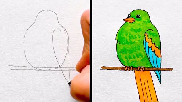47 روش کشیدن نقاشی‌های اسان مخصوص کودکان