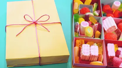 آموزش اوریگامی ساخت جعبه برای شکلات در خانه