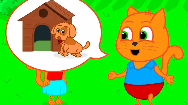 گربه این داستان هدیه برای یک سگ