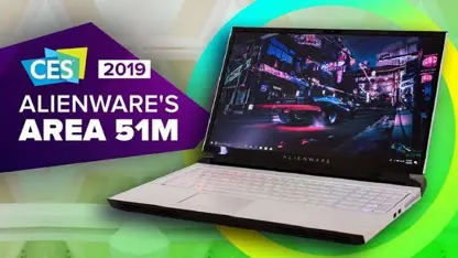 بررسی ویدیویی و رونمایی از لپ تاپ Alienware Area-51m در CES 2019