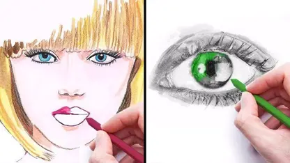 42 ترفند هنری برای کشیدن نقاشی ها چهره و اشیا