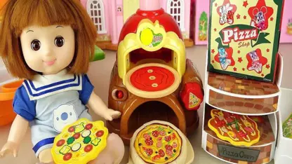 عروسک بازی کودکان این داستان "آشپزی و پیتزا"
