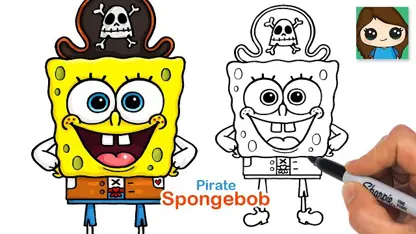 کودکان نحوه نقاشی باب اسفنجی در یک نگاه