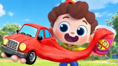 این داستان بازی کودک با اسلایم