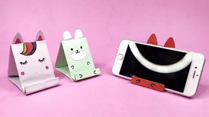 ساخت پایه تلفن کاغذی در یک ویدیو