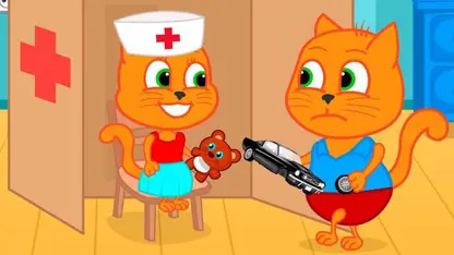 کارتون خانواده گربه این داستان - خدمات تعمیر اسباب بازی