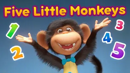 کارتون ماشا و آقا خرسه با داستان - 5 میمون کوچولو🍌🙉