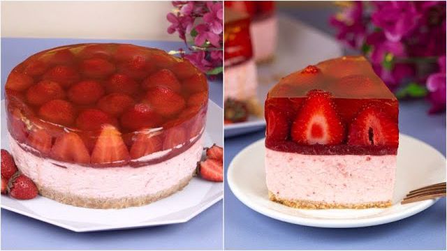 میلک شیک توت فرنگی با دیزاین دخترانه
