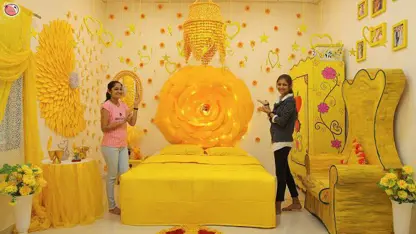 کلیپ دکوراسیون کامل یک اتاق زرد برای دختران