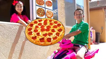 سرگرمی کودکان این داستان - پیک موتوری پیتزا