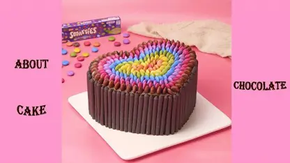 طرز تهیه کیک قلب رنگین کمان در یک نگاه
