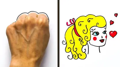 30 ترفند کشیدن نقاشی با دست برای سرگرمی