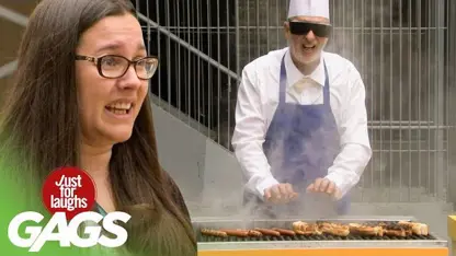 دوربین مخفی خنده دار "مرد آشپز نابینا" در چند دقیقه