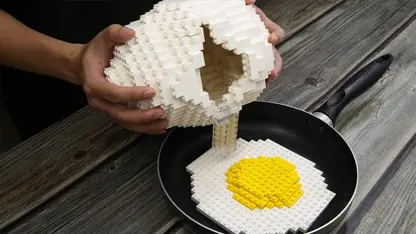 آشپزی با لگو - تخم مرغ لگو برای سرگرم شدن