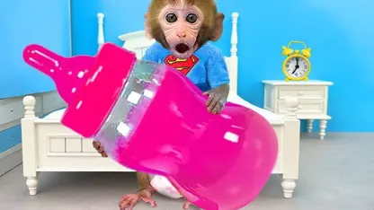 برنامه کودک بچه میمون - هندوانه می خورد برای سرگرمی