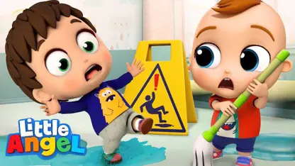 کارتون فرشته کوچولو با داستان - مراقب خطرات موجود در مهد کودک باشید