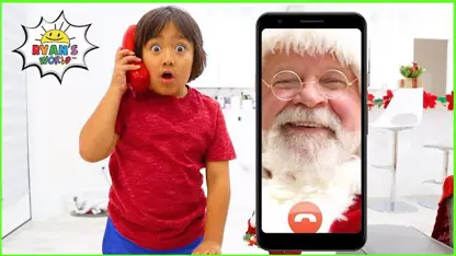 دنیای رایان با داستان - رایان با بابانوئل تماس گرفت
