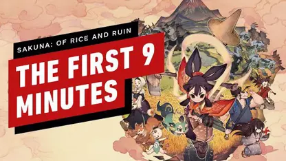 9 دقیقه از بازی sakuna: of rice and ruin