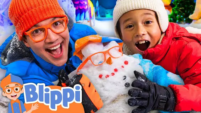 داستان یک آدم برفی بسازد