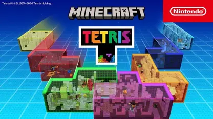 تریلر رسمی dlc بازی minecraft x tetris در یک نگاه