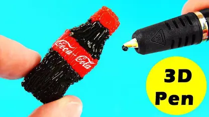 ترفند ساخت نوشابه کوکاکولا میناتوری با قلم سه بعدی در یک نگاه