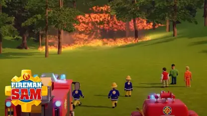کارتون سام آتش نشان این داستان - بزرگترین آتش سوزی