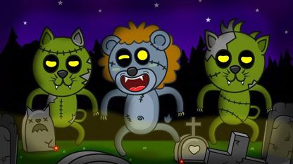 کارتون خانواده شیر این داستان - آخرالزمان بچه گربه زامبی