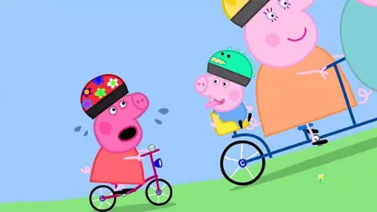 کارتون پپا پیگ این داستان "دوچرخه سواری"