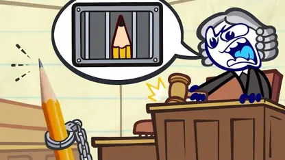 کارتون مداد این داستان "مداد در دادگاه!"