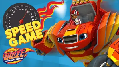 کارتون بلیز و ماشین های غول پیکر با داستان - بازی سرعتی